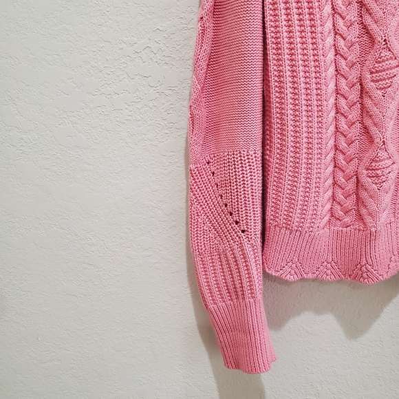 LoveShackFancy Anselma Cable Knit Cardigan Gabella Mini Skirt COMPLETE SET - Picture 3 of 12